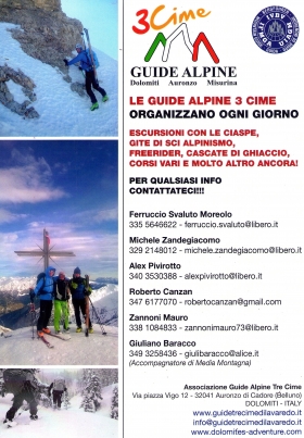 Le nostre guide alpine - Rifugio Capanna degli Alpini 